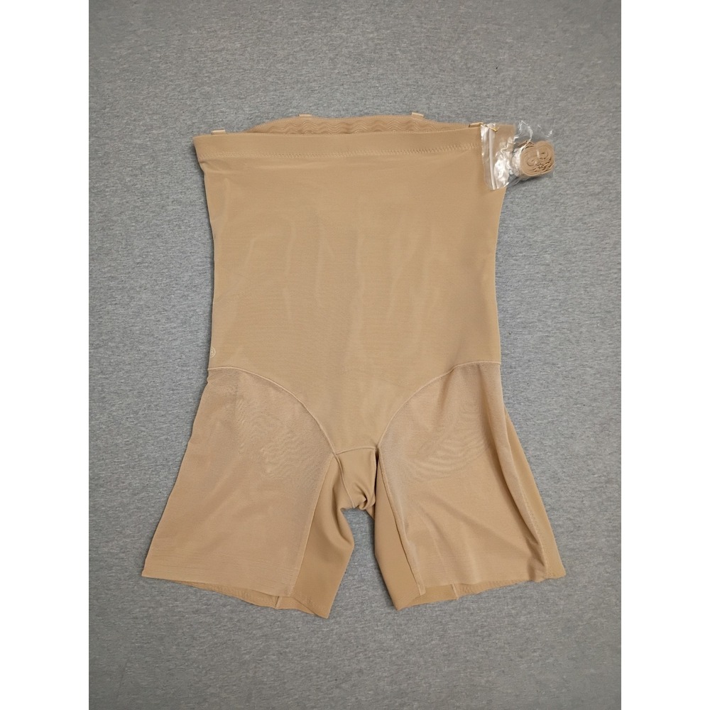 Honeylove SuperPower Short Shapewear Sand XL HLSW05 High Waisted Compression
